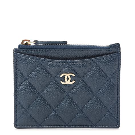 chanel small card holder|chanel zipped card holder.